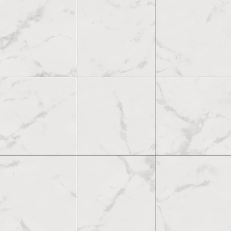 Coastal White Carrara tiles